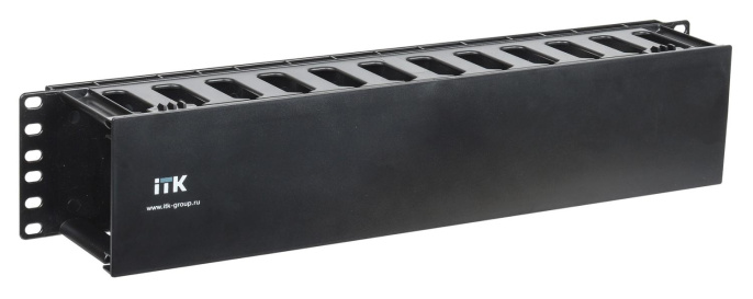 Кабельный органайзер ITK (CO05-2PC) 2U шир.:19" глуб.:89мм