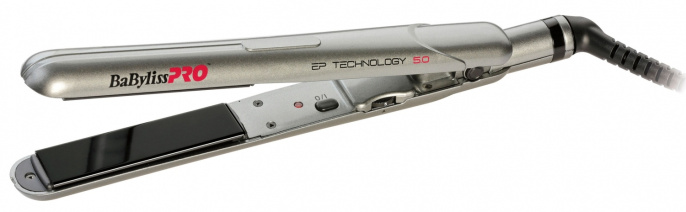 Выпрямитель Babyliss Pro BAB2654EPE покрытие пластин: EP 5.0, размер пластин: 25x90 мм, терморегулятор: механический, 5 режимов, рабочая температура: 130-210°С, потребляемая мощность: 33 Вт, длина шнура: 2.7 м, цвет: серый
