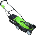 Greenworks Газонокосилка аккумуляторная G40LM35K2, {40V, 35 см, c 1хАКБ 2 А.ч и ЗУ} [2501907UA]