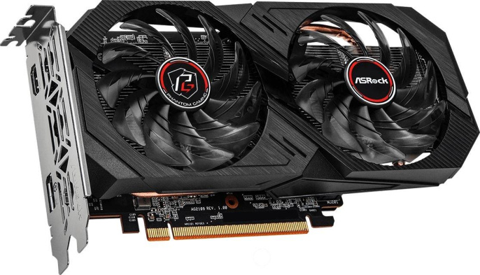 Видеокарта Asrock PCI-E 4.0 RX6500XT PG 8GO AMD Radeon RX 6500XT 8Gb 64bit GDDR6 2420/18000 HDMIx1 DPx1 HDCP Ret