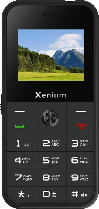 Сотовый телефон XENIUM X718,  черный
