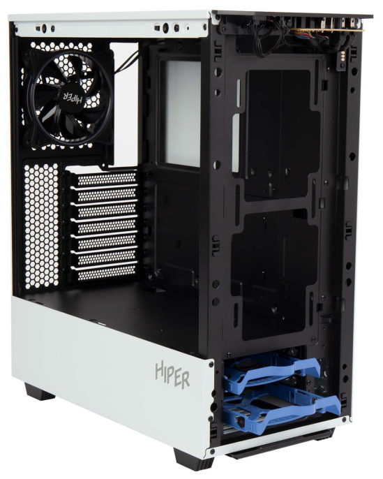 Корпус ATX HIPER PW81, Midi-Tower, без БП, белый
