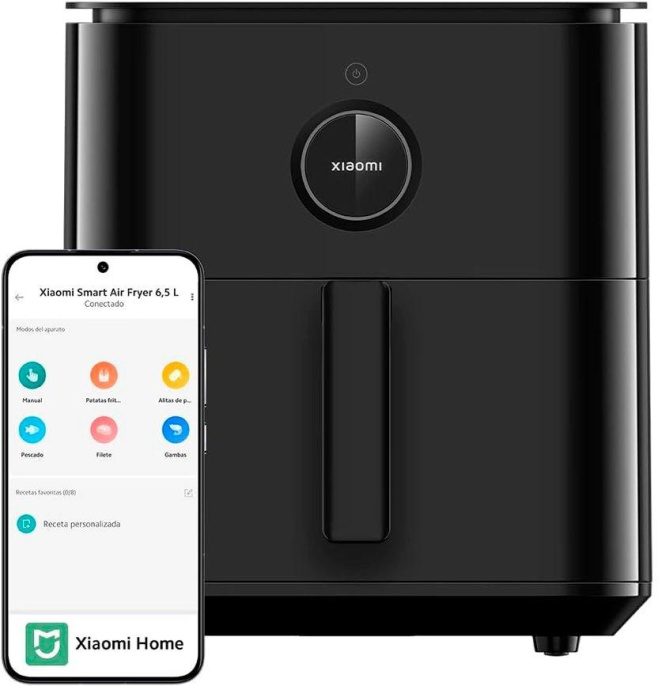 Аэрогриль Xiaomi Smart Air Fryer 6.5L EU,  черный [bhr7357eu]