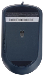 Мышь Lenovo 540 синий оптическая 2400dpi USB 3but GY51D20878
