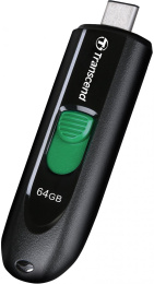 Флешка USB Type-C Transcend Jetflash 790C 64ГБ, USB3.0, черный [ts64gjf790c]