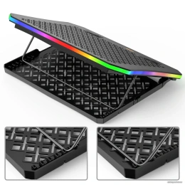 Подставка для ноутбука с активным охлаждением EVOLUTION LCS-01 RGB