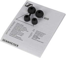 Наушники Sennheiser CX 80S, 3.5 мм, вкладыши, черный [508896]