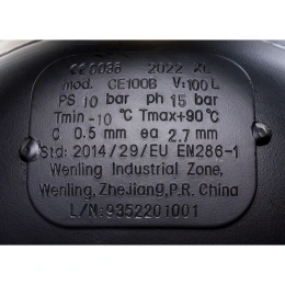 Компрессор (100 л; 10 бар; 410 л/мин) Inforce CXV-100L 04-06-23