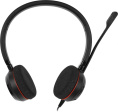 Гарнитура Jabra Evolve 20 UC Duo, для контактных центров, накладные, проводные, черный [4999-829-209]