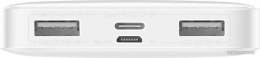 Портативное зарядное устройство Baseus PPBD050002 Bipow Digital Display Power Bank 10000mAh 15W White модель PPBD10 Overseas Edition, в комплекте кабель USB-Micro USB, 25 см