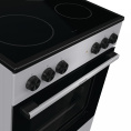 Электрическая плита Gorenje GEC6A11SG, стеклокерамика, без крышки, серый