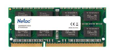 Оперативная память NETAC Basic NTBSD3N16SP-04 DDR3L -  1x 4ГБ 1600МГц, для ноутбуков (SO-DIMM),  Ret