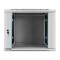 Шкаф телекоммуникационный 19" настенный 9U ExeGate EC-WM-9U.450.G.GREY (19”, 9U, 600x450x500mm (ШхГхВ), передняя дверь закаленное стекло, съемные боковые панели, пыле- и влагозащита IP23, светло-серый RAL 7035) EX298601RUS