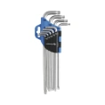 Набор удлиненных Г-образных ключей HOEGERT TECHNIK TORX, Т10- Т50, 9 шт HT1W818