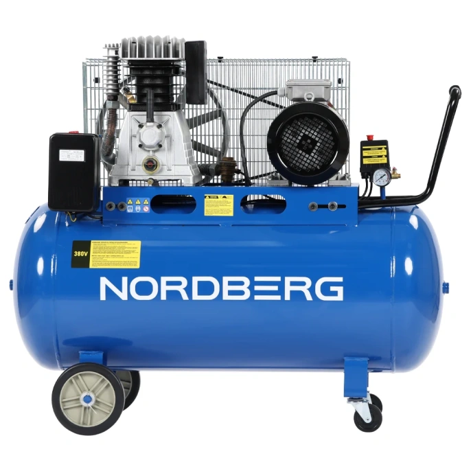 Поршневой компрессор с ременной передачей 380В NORDBERG NCE200/660