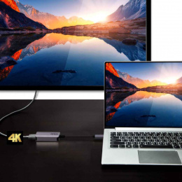 ATEN UC3008A1-AT Конвертер, USB-C HDMI, USB-C HDMI, Male-Female, без Б.П., 4096x2160 60Hz;Макс.частота пикселизации 594 MГц;HDMI 2.0;HDCP 2.2;USB 3.2 Type-C with DP Alt Mode Thunderbolt™ 3 Compatible