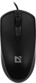 Мышь Defender Trace MB-989, оптическая, проводная, USB, черный [52989]