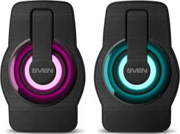 Колонки Sven 255,  2.0,  черный [sv-020149]