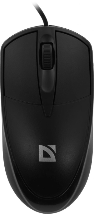 Мышь Defender Trace MB-989, оптическая, проводная, USB, черный [52989]