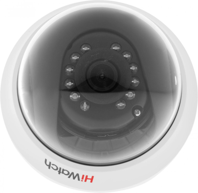 HiWatch DS-T201(B) (2.8 mm) 2Мп внутренняя купольная HD-TVI камера с ИК-подсветкой до 20м