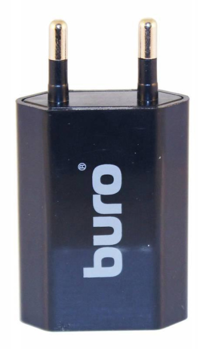 Сетевое зарядное устройство Buro TJ-164b,  USB-A,  5Вт, 1A, черный