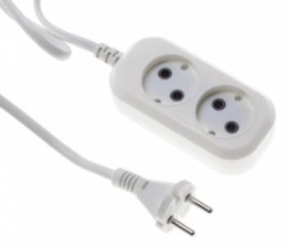 Сетевой удлинитель Buro BU-PSL2.5/W 5м (2 розетки) белый (пакет ПЭ)