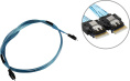 КАБЕЛЬ ДЛЯ СЕРВЕРА Gigabyte 25CFM-600820-A4R Cable SLIMLINE SAS SFF8654 x4-SFF8654 x4 600mm