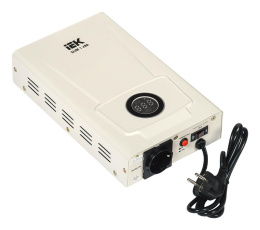 Стабилизатор напряжения IEK Slim, 0.8кВт белый [ivs22-1-001-09]