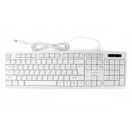 Клавиатура Gembird KB-8355U,{USB,белый, 104 клавиши, кабель 1,85м}