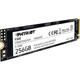 SSD накопитель Patriot P300 P300P256GM28 256ГБ, M.2 2280, PCIe 3.0 x4, NVMe, M.2