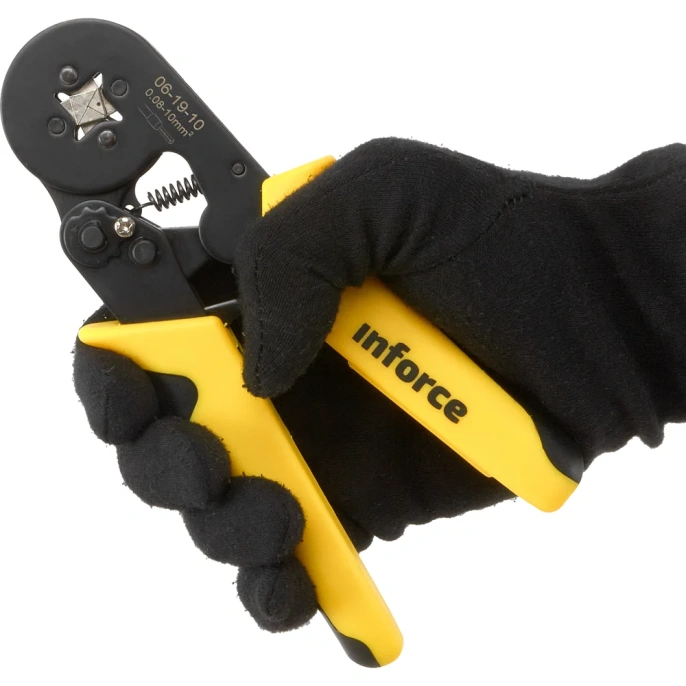 Квадратные пресс клещи Inforce 0.08-10 мм2 06-19-10