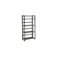 Стеллаж на металлокаркасе BRABIX LOFT SH-001 600х300х1250 мм, складной, цвет дуб, антик 641229