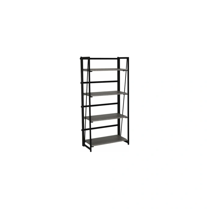 Стеллаж на металлокаркасе BRABIX LOFT SH-001 600х300х1250 мм, складной, цвет дуб, антик 641229