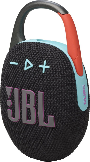 Колонка порт. JBL Clip 5 черный/оранжевый 7W 1.0 BT 10м 1400mAh (26475529)