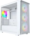 Корпус MicroATX Без БП Montech X5M MNT-X5M-W Tempered Glass, 1xType-C, 2xUSB-A 3.2 5Гбит/с, 4x120mm ARGB, HD Audio+Mic, VGA MAX 405mm, CPU MAX 230mm, пылевые фильтры White