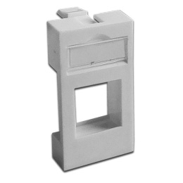 Вставка 22.5x45 без шторок для Кейстоуна LANMASTER LAN-SIP-22R-WH