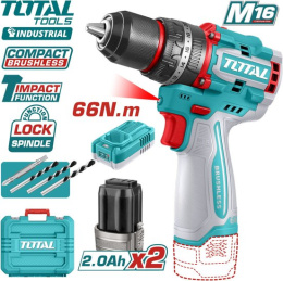 Дрель-шуруповерт ударная TOTAL TIDLI166062