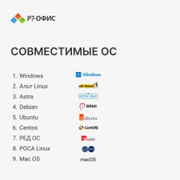 Офисное приложение Р7-Офис Для дома. 1 польз. 1 год. Скретч-карта. R7DT.RTL.01.1Y.HE.CRD