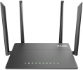 Wi-Fi роутер D-Link DIR-815/RU/R4A, Wi-Fi 5, AC1200, 2.4/5ГГц, 4 LAN, 1xUSB, черный