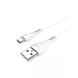 HOCO X37/ USB кабель Type-C/ 0.5m/ 2.4A/ White