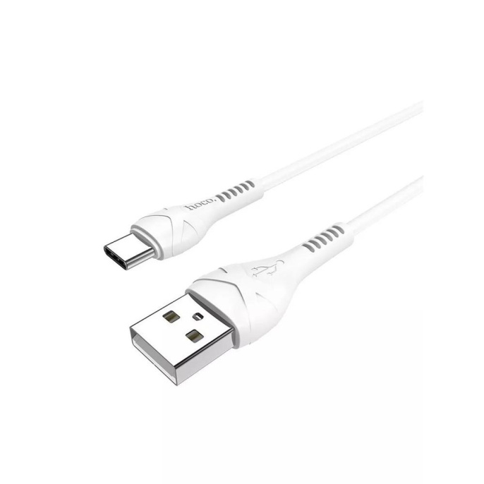 HOCO X37/ USB кабель Type-C/ 0.5m/ 2.4A/ White