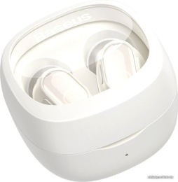 Наушники Baseus NGTW370202 Bowie WM02 True Wireless Earphones White Overseas Edition беспроводные, внутриканальные, Bluetooth 5.3, радиус действия: 10 м, границы частотного диапазона: 20-20000 Гц, емкость