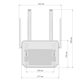 Маршрутизатор/ Netcraze Ultra Мультигигабитный интернет-центр с Mesh Wi-Fi 7 BE7200, Smart-коммутатором 1?10G, 1?2.5G и 4?1G, многофункциональными портами USB 3.2 и 2.0 Netcraze Ultra NC-1812