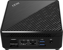 Неттоп MSI Cubi N ADL-019RU N100 0.8 4Gb SSD128Gb UHDG Windows 11 Pro 2xGbitEth WiFi BT 65W черный 9S6-B0A911-265