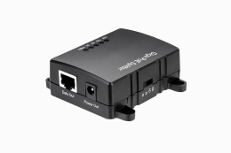 PoE-сплиттер Gigabit Ethernet/ PoE-сплиттер 2,5G выбором выходного напряжения 5/9/12/24V. Соответствует стандартам PoE IEEE 802.3af/at. Предназначен для питания сетевого оборудования без поддержки PoE. Вход - RJ45 10/100/1000/2.5G Base-T IEEE 802.3af/at/