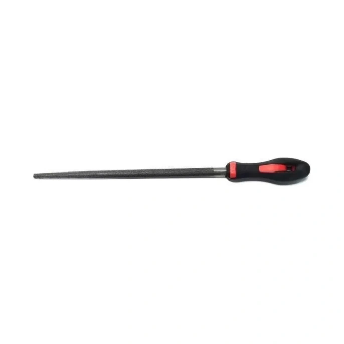 Круглый напильник с ручкой PVC (250 мм, насечка №1 грубая) BAUM 3741250