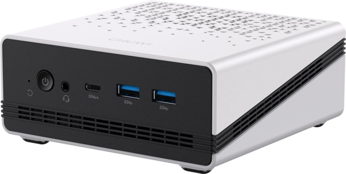 ПК Мини Chuwi UBox Ryzen 5 6600H 3.3 16Gb SSD512Gb 660M Windows 11 Pro 2x2.5GbitEth WiFi BT 90W белый/черный
