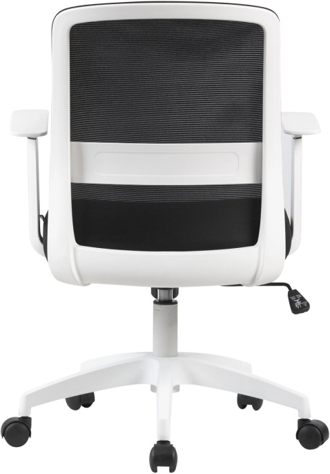 Кресло Cactus CS-WMC333-BK, сетка/ткань, до 100кг, фиксированные подлокотники,  черный