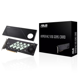 Плата расширения ASUS HYPER M.2 X16 GEN5 CARD /PCIE 5.0 M.2 X16, ADD ON CARD 90MC0CY0-M0EAY0