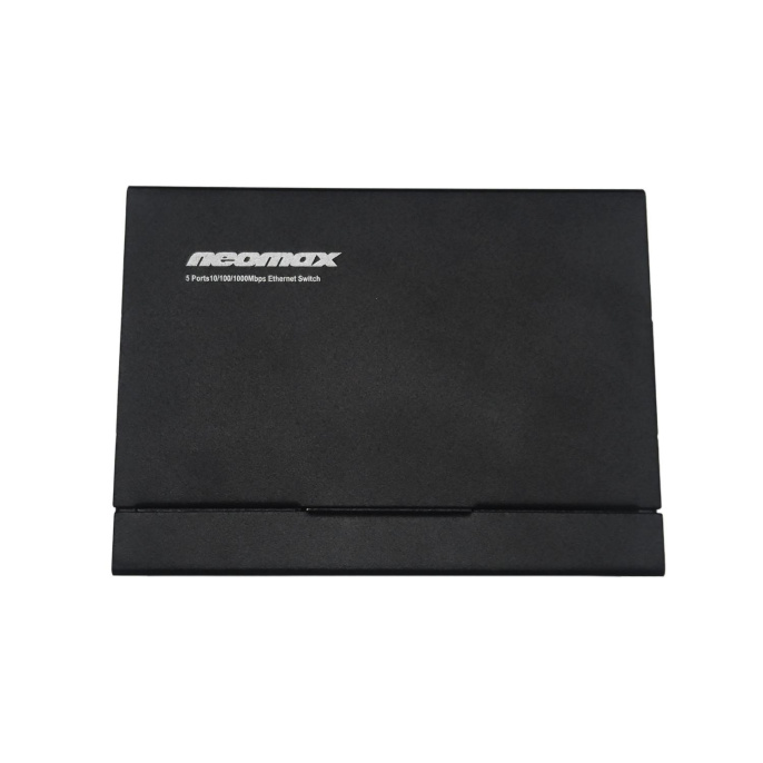 NEOMAX неуправляемый коммутатор NMS-105P-1000-S, 5 портов 1000 Mbps, металл